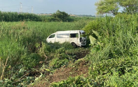 Atiende Protección Civil de Cosoleacaque a migrantes accidentados en Las Matas