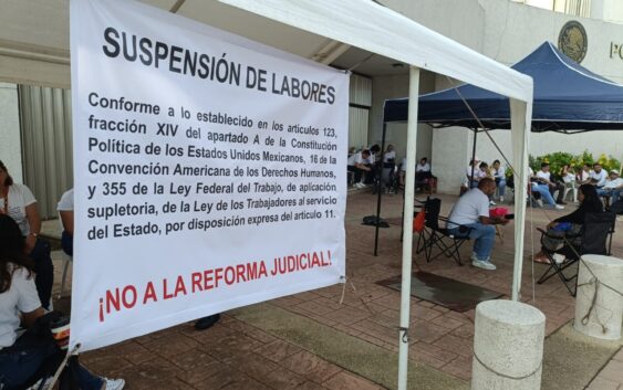 Jueces y magistrados se suman a paro de labores del Poder Judicial de la Federación en Coatzacoalcos