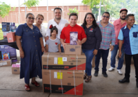 Celebra Ponciano Vázquez Parissi a los bomberos de Cosoleacaque.