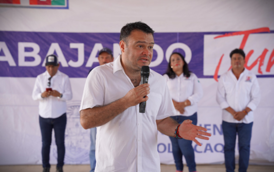 Ponciano Vázquez entrega Pabellón Cultural beneficio del programa “Trabajando juntos”