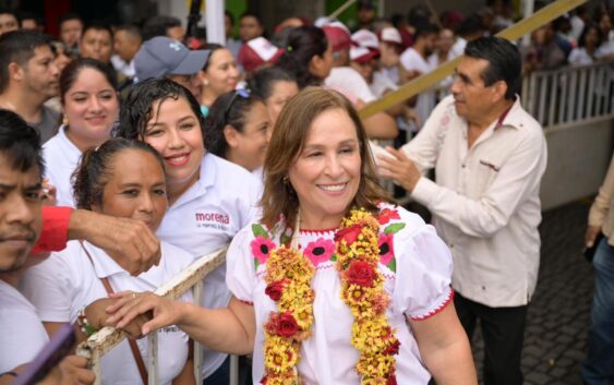 Un hecho, carretera Santiago Tuxtla-Ciudad Isla refrenda Rocío Nahle en los Tuxtlas