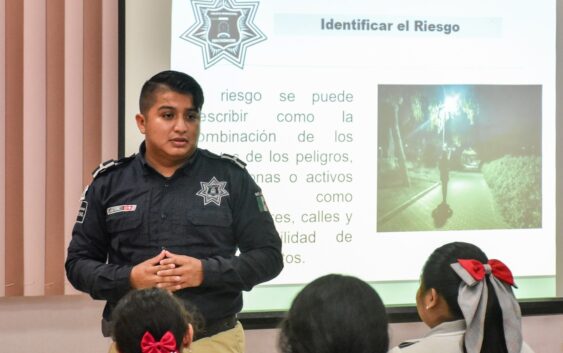 Brindan plática ‘Camino Seguro a Casa’ a alumnos de la Escuela Secundaria General 5