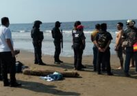 Rescatan a hombre en la playa de Coatzacoalcos