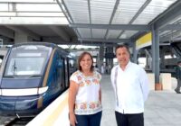 Cuitláhuac y Nahle invitados de honor a la inauguración de Tren Maya