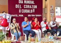 Conmemoran el Día Mundial del Corazón en Coatzacoalcos