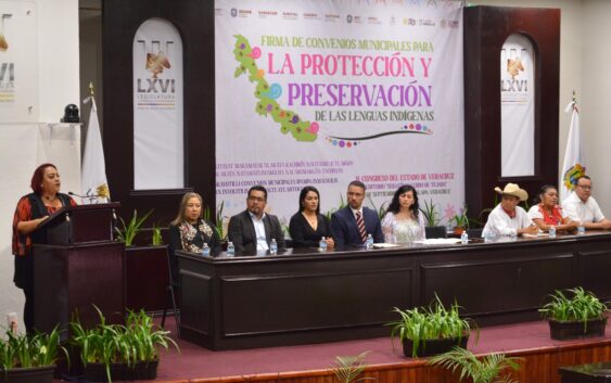 En el Congreso, firman municipios convenios en favor de lenguas indígenas