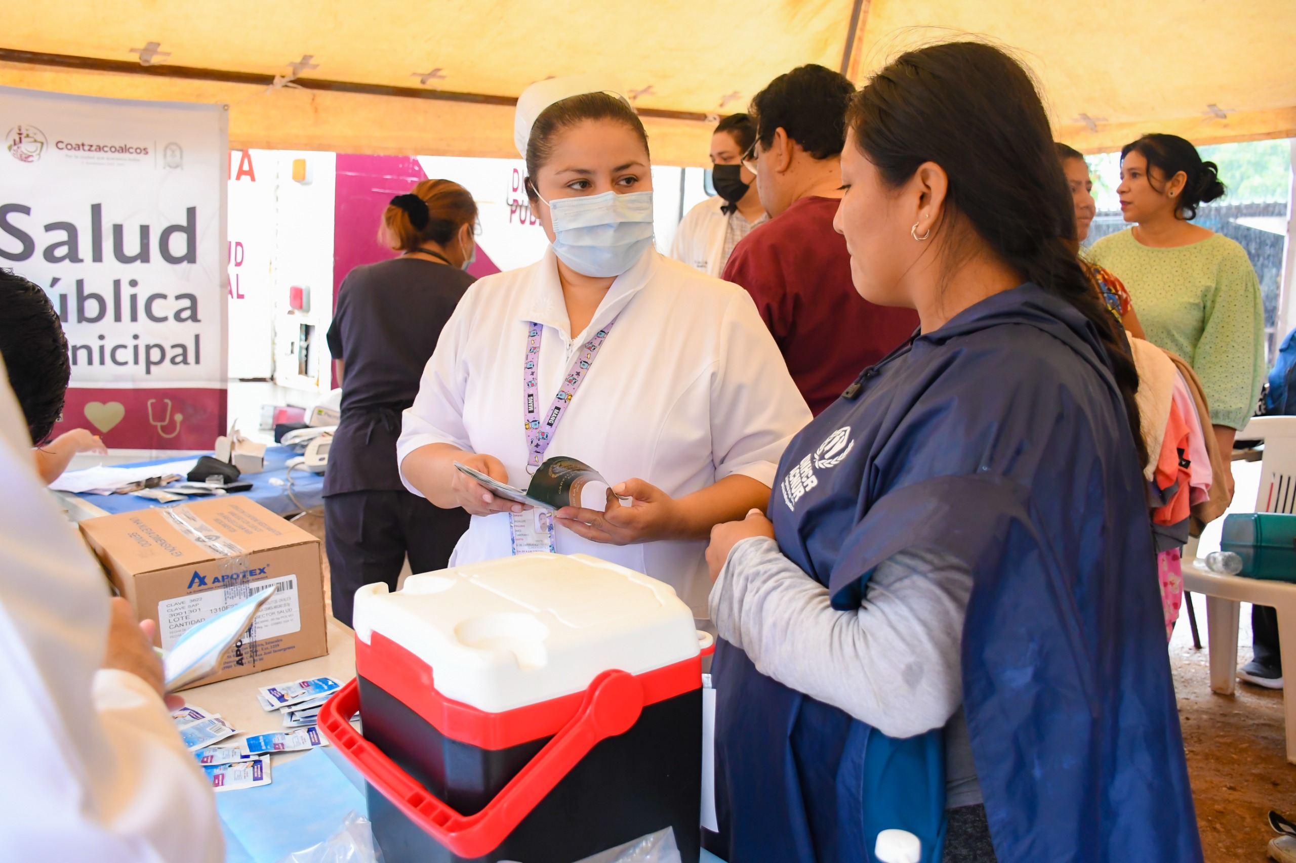 Brinda Coatzacoalcos ayuda humanitaria con la ‘Jornada de Salud Integral para el Migrante’