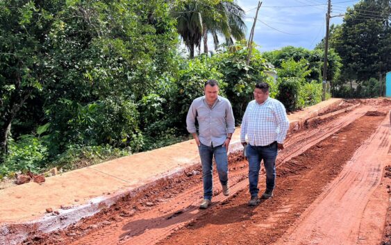 Avanzan obras en la localidad de Coacotla en Cosoleacaque.