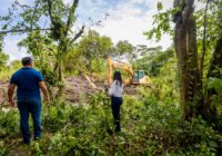 Desazolve del canal en colonia Fredepo de Acayucan