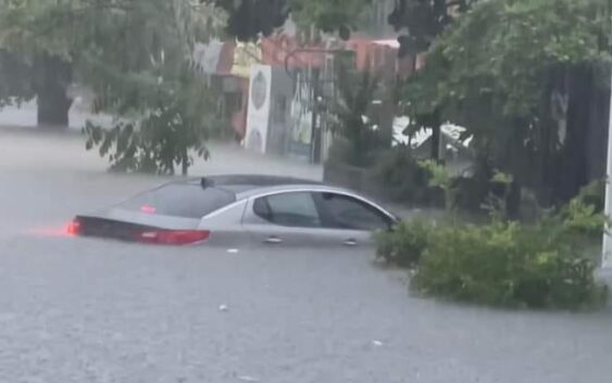 Lluvias comienzan a causar estragos en Coatzacoalcos