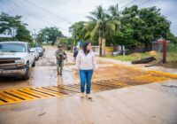 Atención inmediata a zonas afectadas por torrenciales lluvias en Acayucan