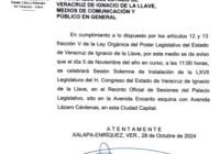 Este 5 de noviembre, inicia funciones la LXVII Legislatura de Veracruz