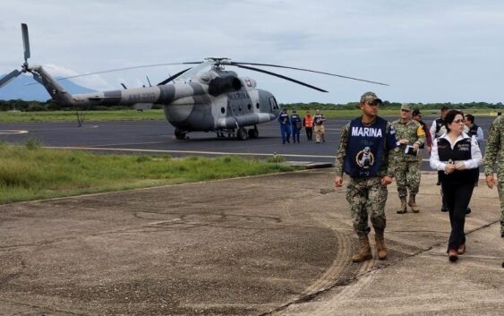 Activo el “Plan Marina” tras desbordamiento del río Coatzacoalcos y Papaloapan