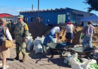 En Tlacotalpan, fuerzas de tarea y población coordinan las acciones de preparación ante avenida del Papaloapan