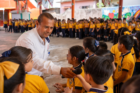 Gobierno de Cosoleacaque pone en marcha el programa “Vialidad Segura en tu escuela”.