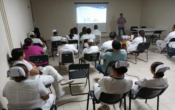 Recibe personal del IMSS Veracruz capacitación en manejo de RPBI