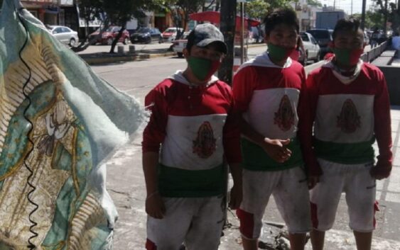 Llegan los primeros peregrinos a Coatzacoalcos