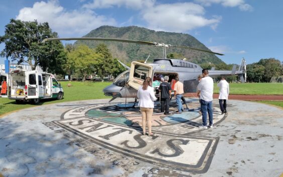 Traslada IMSS Veracruz Sur en ambulancia aérea a paciente con complicaciones por dengue