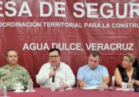 Noé Castillo Olvera celebra Mesa de Seguridad con diversas Corporaciones en Agua Dulce.