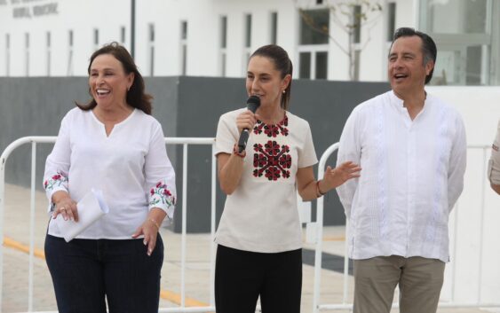 Claudia Sheinbaum en gira de Supervisión del Hospital de Nautla “Dr. Gerardo Díaz Morales”