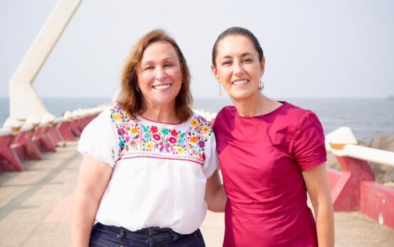 RESPALDARÁ CLAUDIA SHEINBAUM A ROCÍO NAHLE PARA EL DESARROLLO DE PUERTOS DE TUXPAN Y COATZACOALCOS