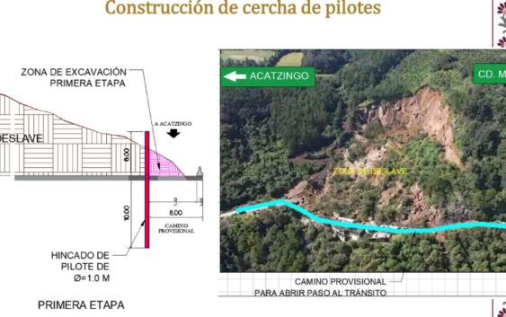 Construirán carril provisional en autopista Orizaba-Puebla