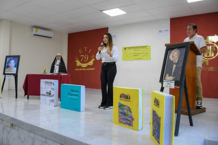 Conmemoran el Día Nacional del Libro en el CETIS 79 de Coatzacoalcos