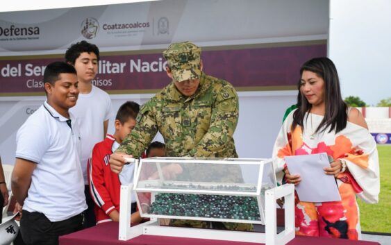 Coatzacoalcos realiza exitosamente el Sorteo del Servicio Militar Nacional 2024