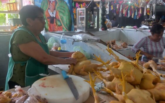 Preven comerciantes incrementos en el precio del pollo y la gallina