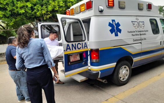 Niño de Jáltipan sufre quemadura en su ojo con un cohete