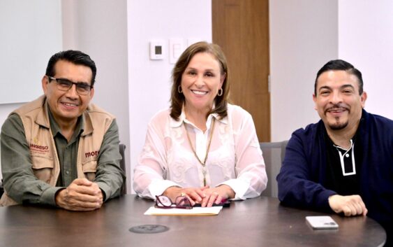 Se reúne Rocío Nahle con presidente de Jucopo y delegado de Bienestar