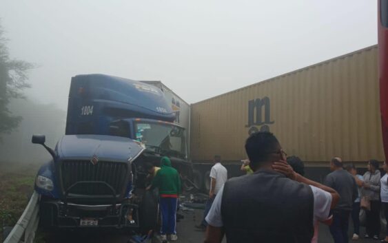 Se registran varios accidentes sobre la carretera Cosoleacaque-La Tinaja