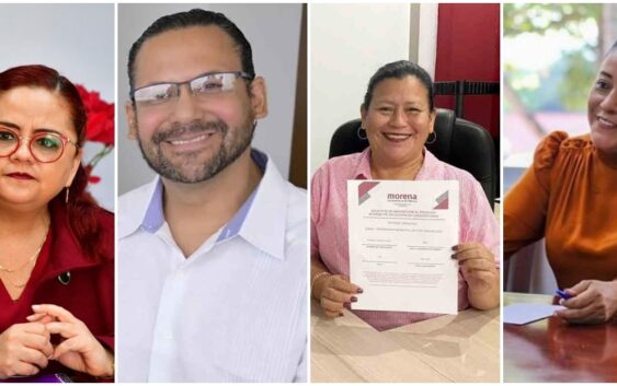 Cuatro colaboradores de Nahle van a campaña, confirman Eusebia Cortés Pérez y Pedro Miguel Rosaldo; además la directora del Instituto de Pensiones del Estado, Daniela Griego Ceballos y la Subsecretaria de Educación Básica, Maritza Ramírez Aguilar. Cuatro colaboradores de Nahle van a campaña, confirman Eusebia Cortés Pérez y Pedro Miguel Rosaldo; además la directora del Instituto de Pensiones del Estado, Daniela Griego Ceballos y la Subsecretaria de Educación Básica, Maritza Ramírez Aguilar.