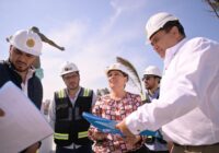 Rocío Nahle supervisa avances del “Pirata” y visita la Torre Pediátrica.