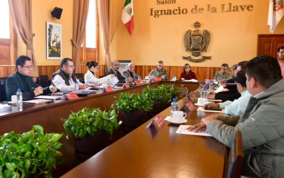 Rocío Nahle preside Mesa de Seguridad en Orizaba