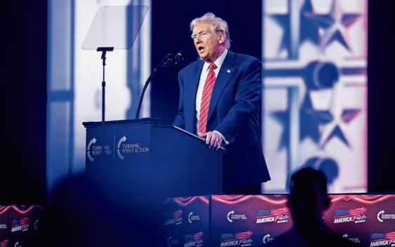 México “está esencialmente dirigido por los cárteles”, dice Trump; propone cambiar el nombre de Golfo de México a “Golfo de América”