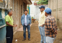 El alcalde Ponciano Vázquez Parissi constata avances de obras en construcción