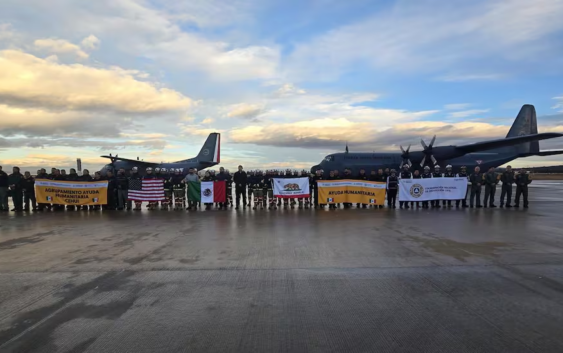 Parte delegación mexicana rumbo a California para ayudar en la extinción de incendios