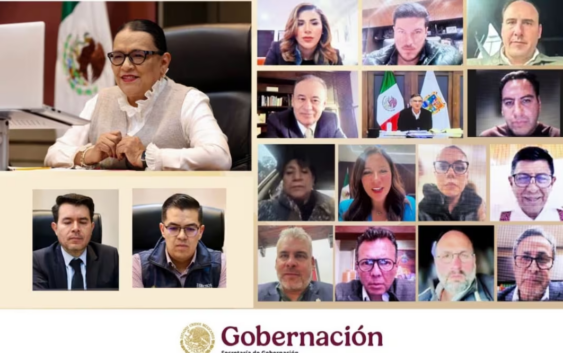 Rosa Icela y gobernadores revisan instalación de albergues; “estamos listos para cualquier deportación masiva”, aseguran