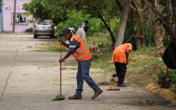 Jornadas de limpieza llegan a cada sector de la ciudad de Cosoleacaque.