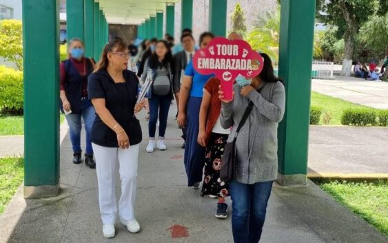 Ofrece IMSS Veracruz Sur Tour Obstétrico a mujeres embarazadas