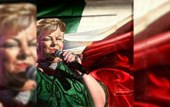 Crean mural en honor a Paquita la del Barrio en la Roma