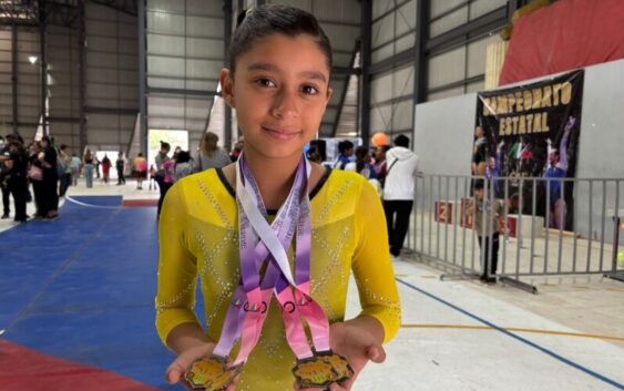 Galia Morales Aguirre, gimnasta porteña obtuvo segundo lugar en barras asimétricas