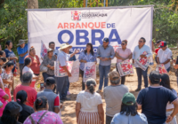 Inicia construcción de pozo profundo en el ejido Zacatal Victoria de Cosoleacaque.