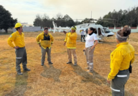 El paraje “Sendero de los Abuelos”, operativo con brigadistas para controlar incendio.