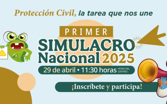 Veracruz, listo para participar en el Primer Simulacro Nacional 2025