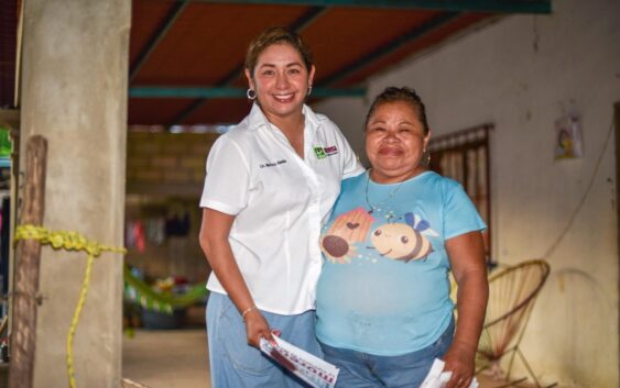 Maricruz Alemán lleva propuestas claras a las colonias