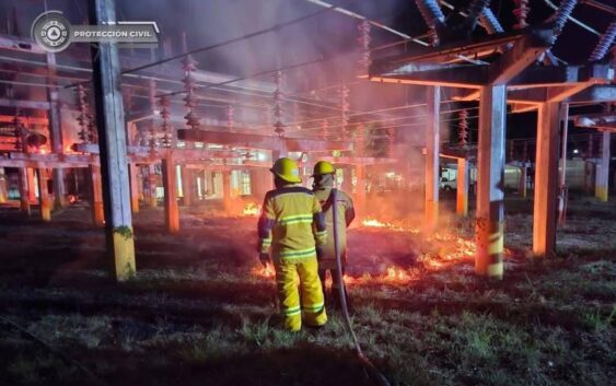 No hubo afectaciones en zona industrial de Coatzacoalcos por incendio en subestación de la CFE