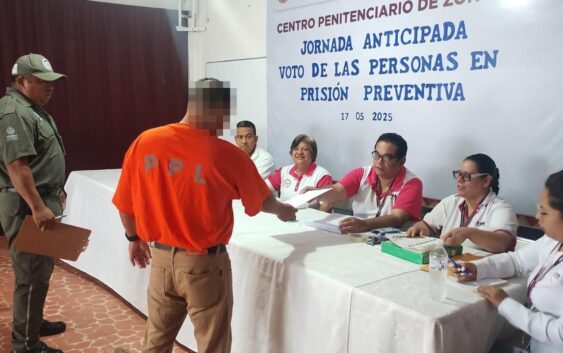 Por primera vez, 957 Personas Privadas de la Libertad ejercen voto anticipado en Veracruz para elegir alcaldías