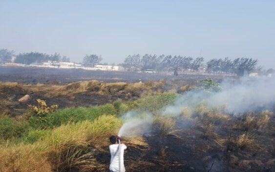 Exhortan a la población a prevenir incendios ante aumento de casos en Coatzacoalcos